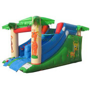 inflatable bouncer with slide